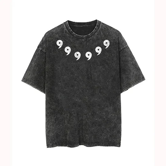 Six Pathes Vintage Oversize Washed T-Shirt