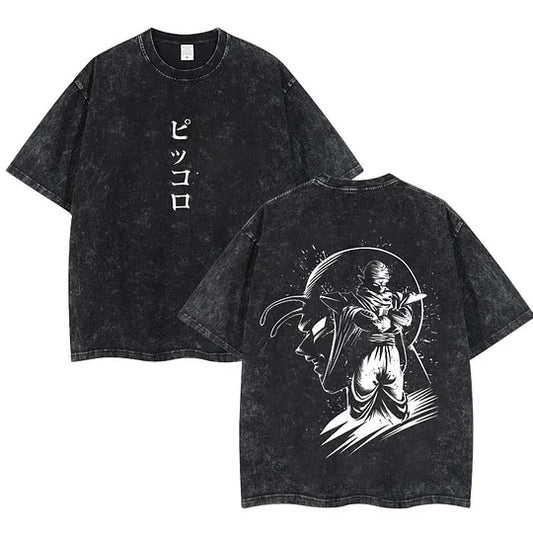Dragon Ball Manga Piccolo Anime Oversize Washed T-Shirt- Unisex