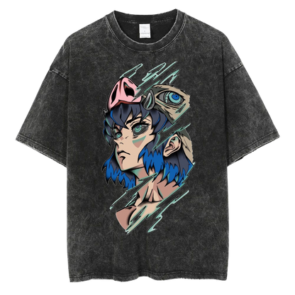Inosuke Hashibira WASHED OVERSIZE TEE