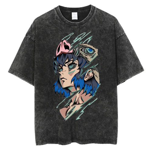 Inosuke Hashibira WASHED OVERSIZE TEE