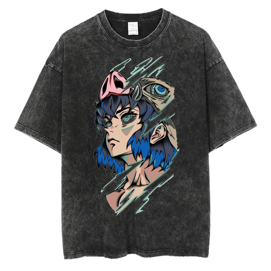Inosuke Hashibira WASHED OVERSIZE TEE