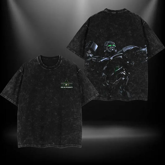 Zeus - Real Steel Menswear Gift for movie fans Oversized Washed T-Shirt