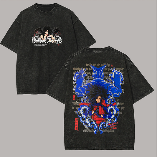 Madara Uchiha Printed Unisex Washed T-Shirt