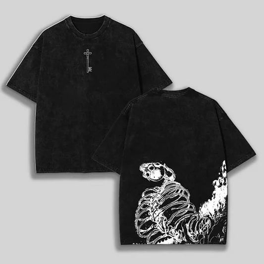 Vintage Titan Oversize Washed T-Shirt- Unisex