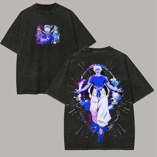 Gojo The Strongest Printed Unisex Washed T-Shirt