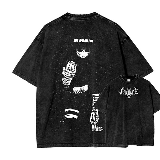 Naruto Anime Oversize Washed T-Shirt- Unisex