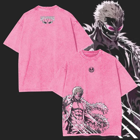 Donquixote Doflamingo Printed Unisex Washed T-Shirt