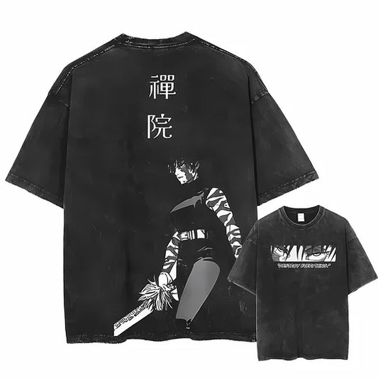Destroy Everyting Printed Unisex Washed T-Shirt