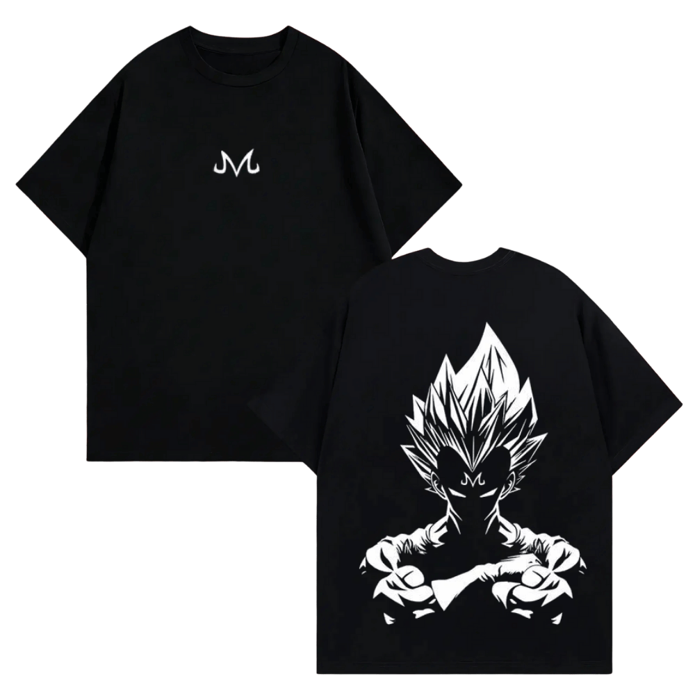 Retro Limited Vegeta Dragon Ball Oversize T-Shirt- Unisex