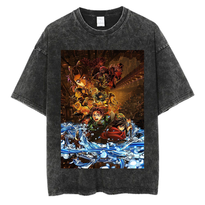 VINTAGE WASHED OVERSIZE ANIME INSPIRED TEE