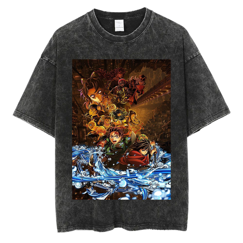 VINTAGE WASHED OVERSIZE ANIME INSPIRED TEE