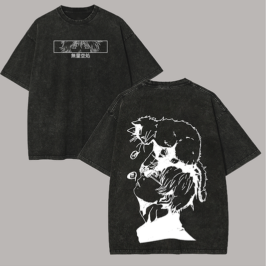Infinite Void Jujutsu Kaisen Printed Unisex Washed T-Shirt