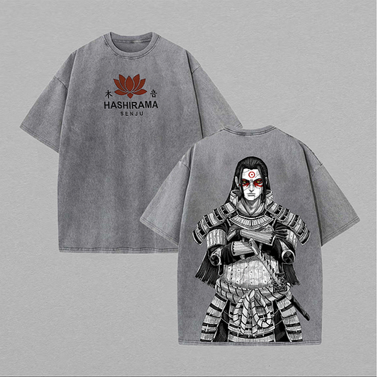 Hashirama Senju Printed Unisex Washed T-Shirt