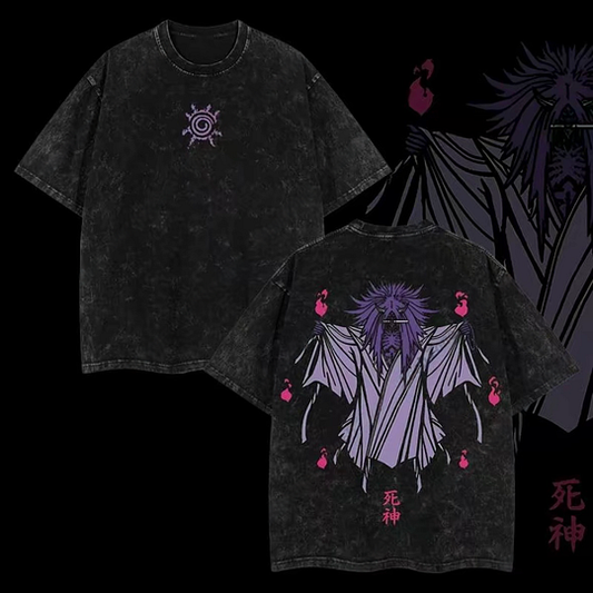 Death ls Calling Me Printed Men's Washed T-Shirt